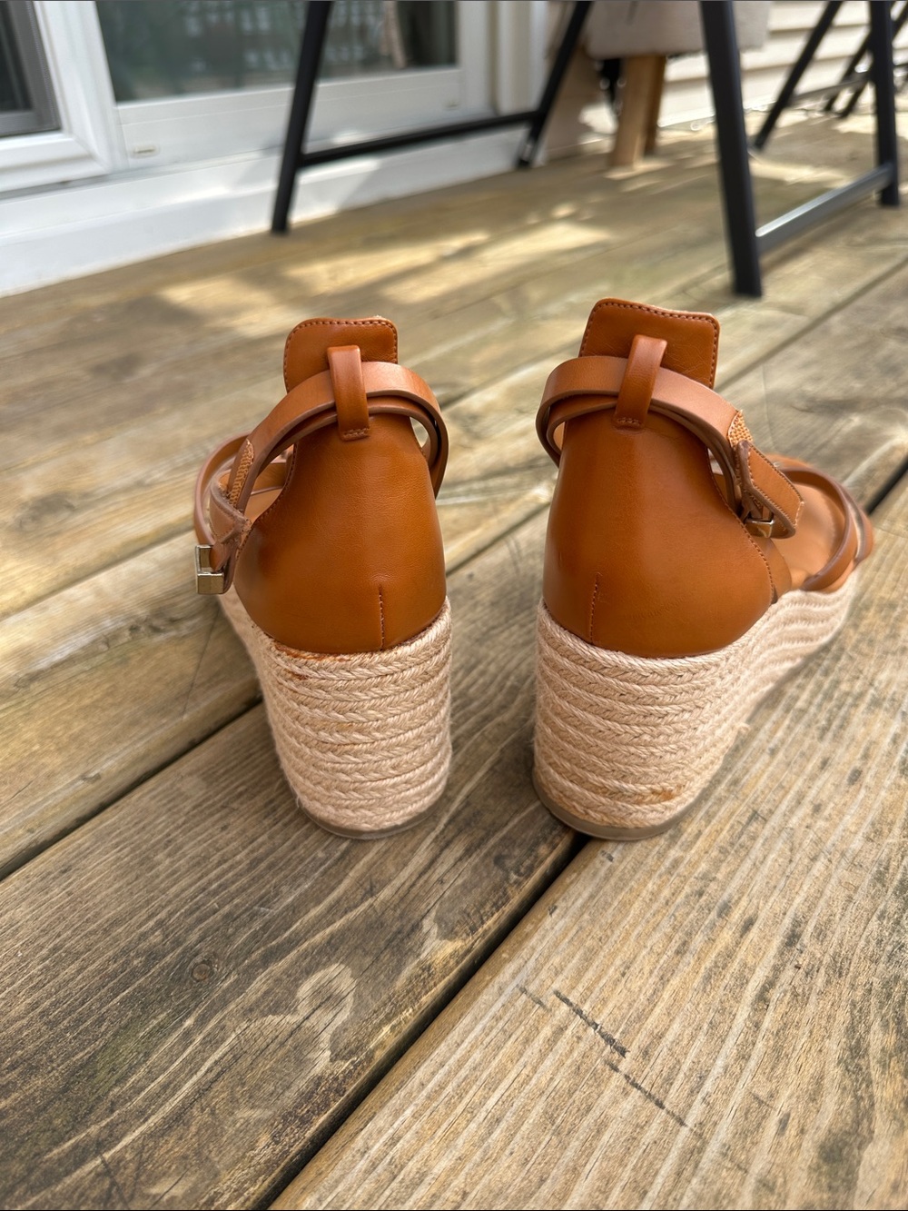 Franco Sarto Espadrille Wedges Sandals - Picture 4 of 9